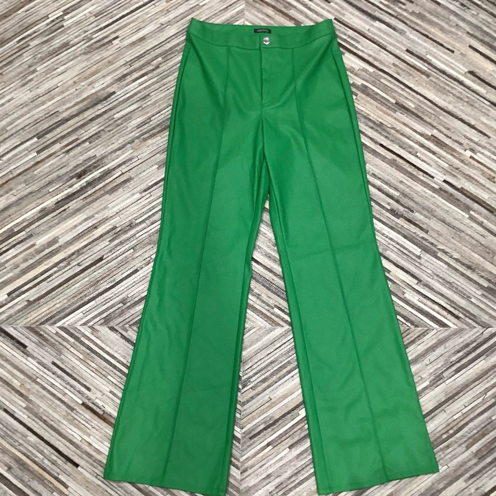 Wild Fable Green Faux Leather Pants